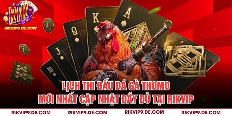 Lịch thi đấu đá gà Thomo mới nhất